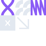 illustration formes violettes et grises